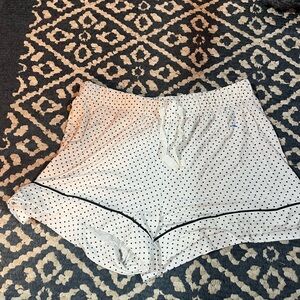Victoria's Secret Black and White Polka Dot pajama Shorts